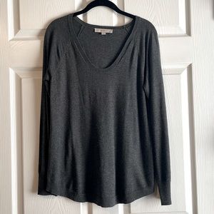 Loft Charcoal Grey Sweater - Medium